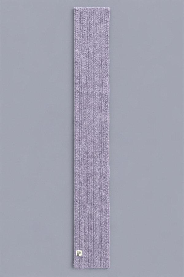 Écharpe Saly Bobotag Violet, à plat