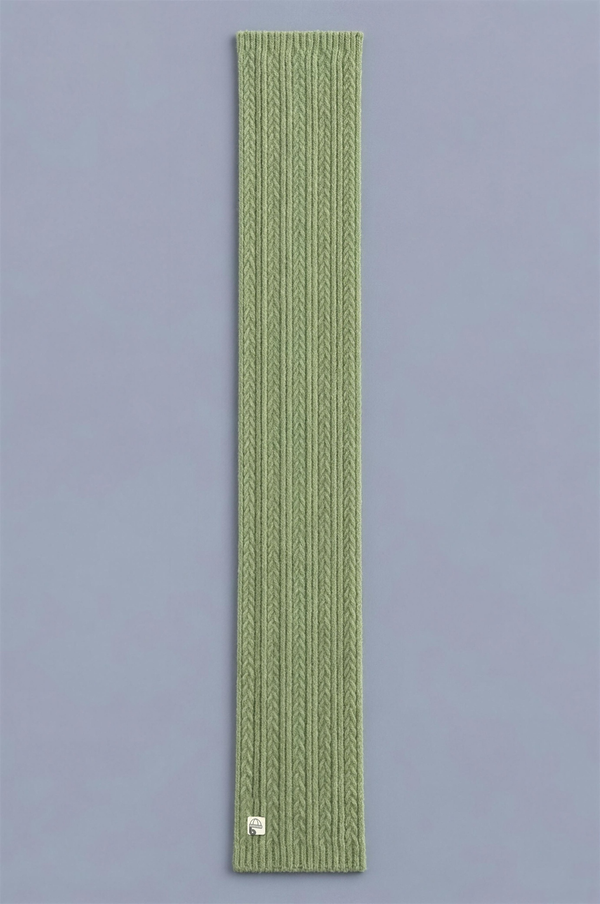 Écharpe Saly Bobotag Vert, à plat