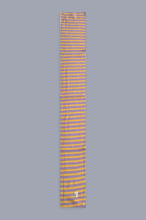 Écharpe Vannaray Urecha Bobotag jaune et violet
