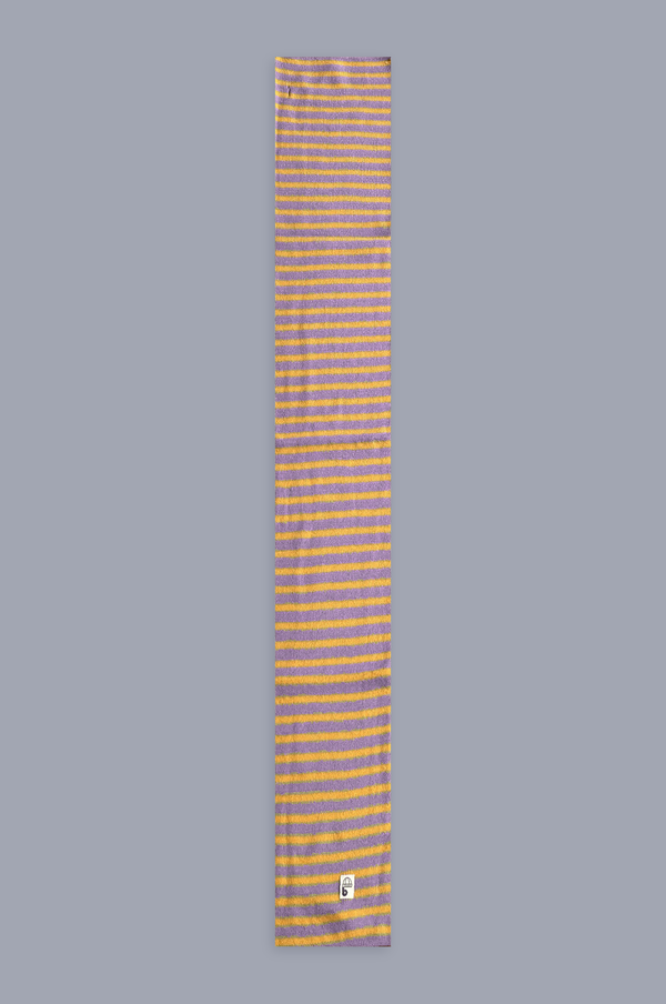 Écharpe Vannaray Urecha Bobotag jaune et violet