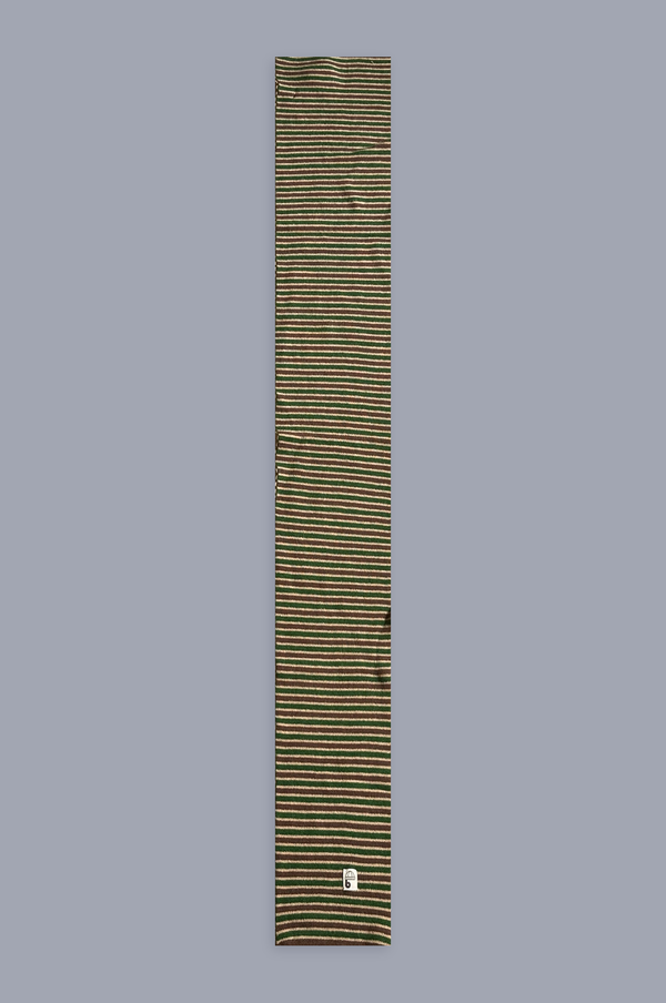 Écharpe Vannaray Urecha Bobotag vert et marron