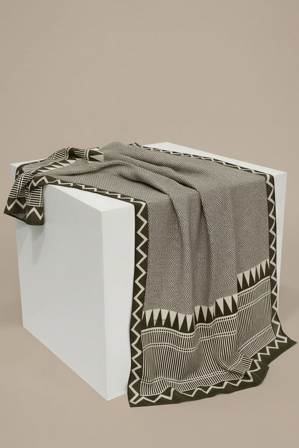 Foulard Nilesh Chevron — foulard femme motif chevron (vue 4)