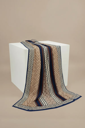 Foulard Nilesh Dotsstripes — foulard femme pois et rayures
