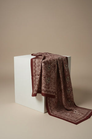 Foulard Nilesh Fleur Persanne — foulard femme imprimé fleur persane