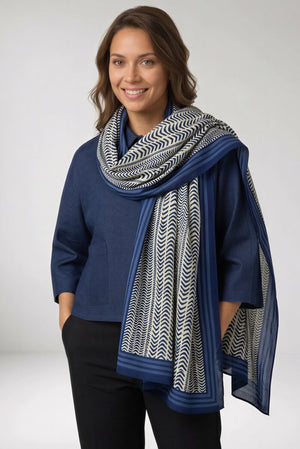 Foulard Nilesh Stries