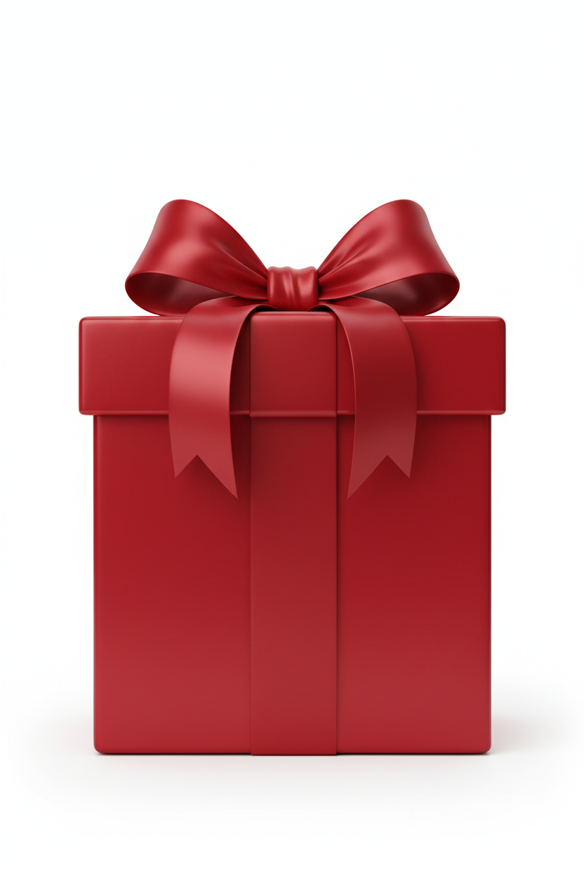 Fond paquet cadeau portrait