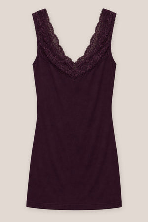 Débardeur Elira La Sélection Stocks du Marais — coloris Aubergine
