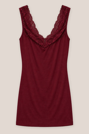 Débardeur Elira La Sélection Stocks du Marais — coloris Bordeaux