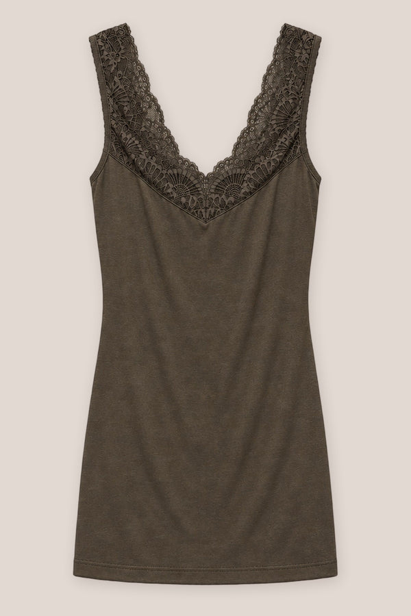 Débardeur Elira La Sélection Stocks du Marais — coloris Taupe