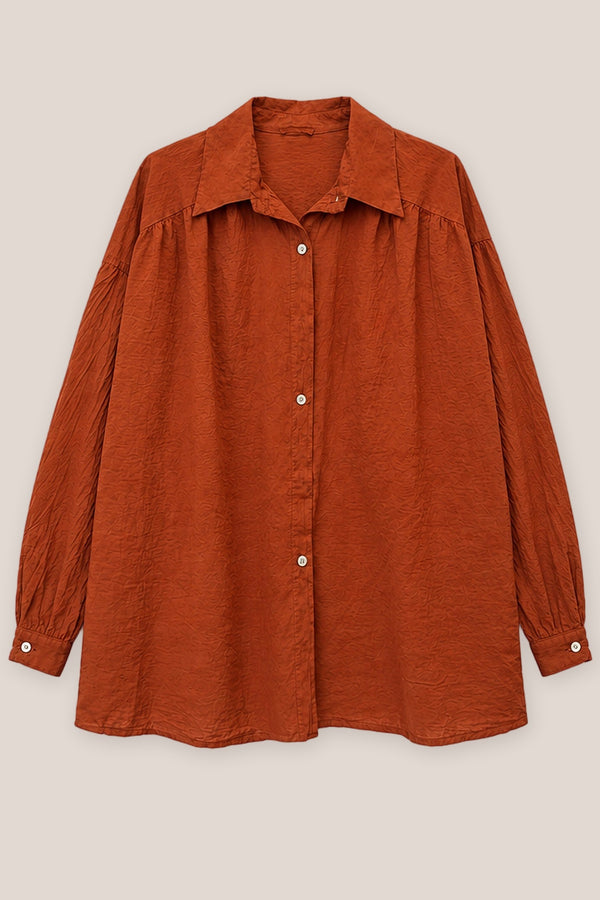 Chemise Bora La Sélection Stocks du Marais — coloris Cognac