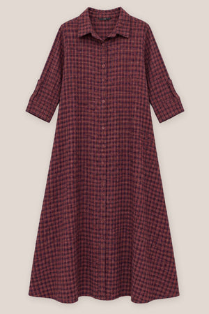 Robe Liri La Sélection Stocks du Marais — coloris Aubergine