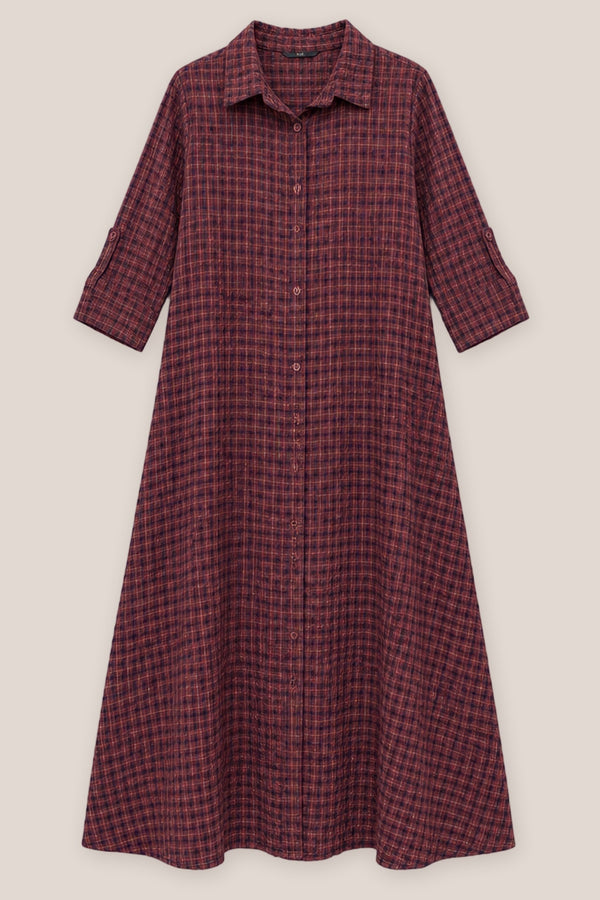 Robe Liri La Sélection Stocks du Marais — coloris Aubergine