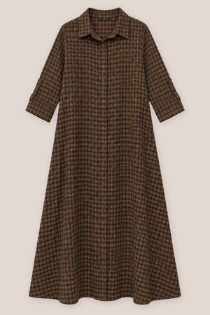 Robe Liri La Sélection Stocks du Marais — coloris Chocolat