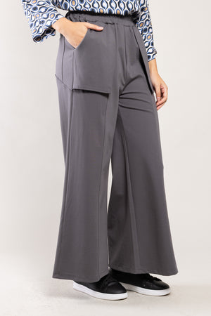 Pantalon Balina Milano anthracite a.osher, détail des poches originales