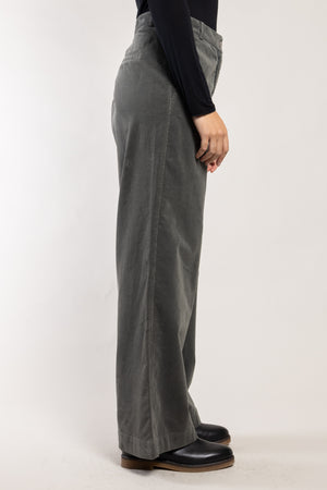 Pantalon Lomiza coton organique granit Elemente Clemente, vue de profil