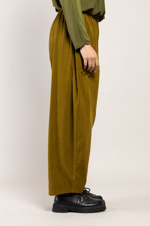 Pantalon Mazin Velours La Sélection Stocks du Marais — coloris Kiwi (vue 4)