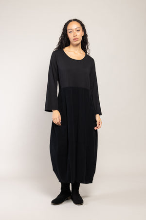 Robe Darcy Velours La Sélection Stocks du Marais — coloris Noir (vue 6)