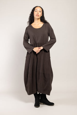 Robe Darcy Velours La Sélection Stocks du Marais — coloris Marron (vue 8)