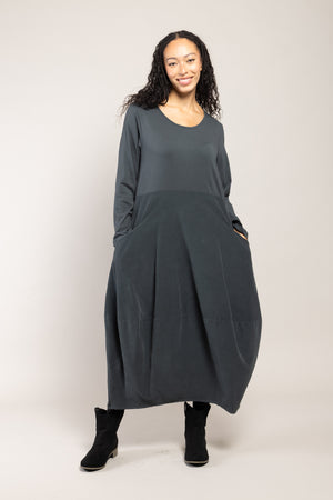 Robe Darcy Velours La Sélection Stocks du Marais — coloris Gris (vue 9)