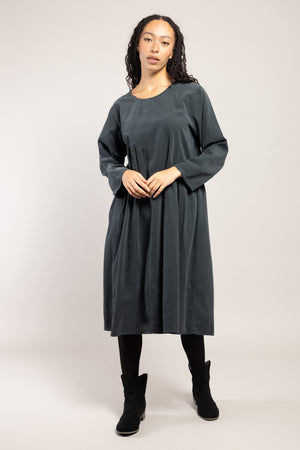 Robe Ira Velours La Sélection Stocks du Marais — coloris Gris (vue 10)