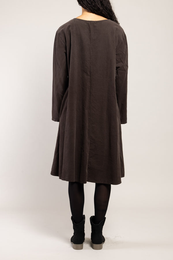 Robe Tea Velours La Sélection Stocks du Marais — coloris Marron (vue 5)