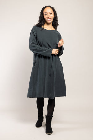 Robe Tea Velours La Sélection Stocks du Marais — coloris Gris (vue 9)