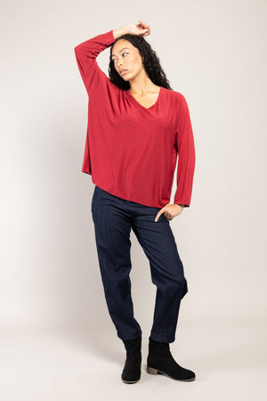 Top Daphnée La Sélection Stocks du Marais — coloris Rouge indien