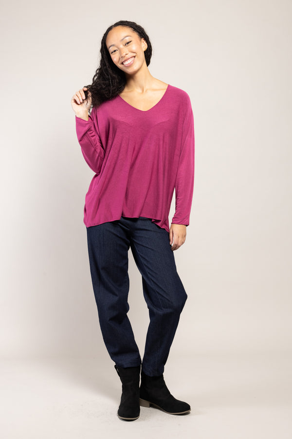 Top Daphnée La Sélection Stocks du Marais — coloris Framboise