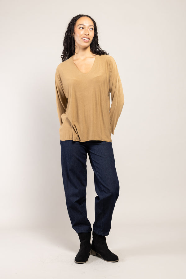 Top Daphnée La Sélection Stocks du Marais — coloris Jaune cajou (vue 2)