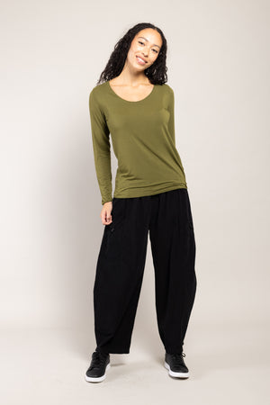 Top Elody La Sélection Stocks du Marais — coloris Vert mousse