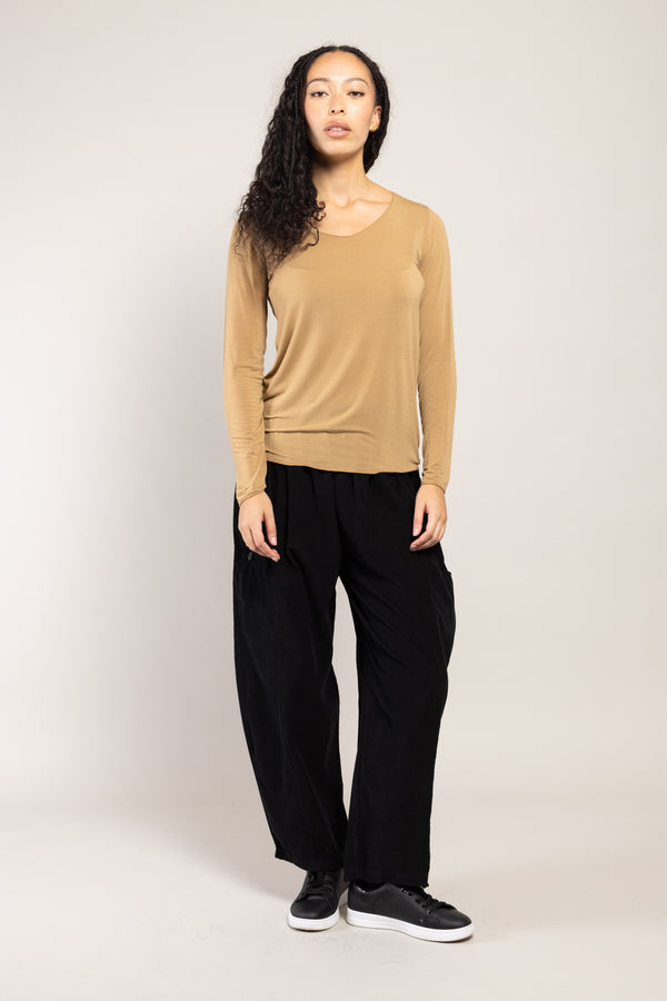Top Elody La Sélection Stocks du Marais — coloris Jaune cajou (vue 4)