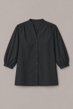 Chemise Dina Popeline — coloris Noir