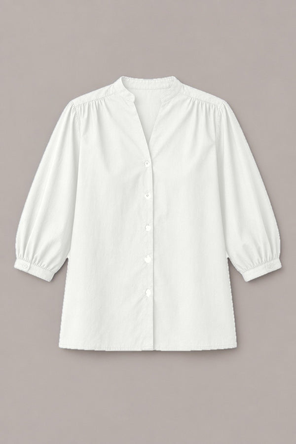 Chemise Dina Popeline — coloris Blanc