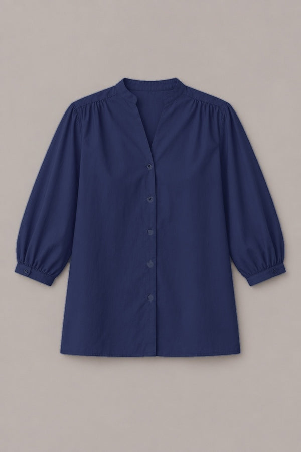 Chemise Dina Popeline — coloris Marine