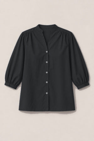 Chemise Dina Popeline — coloris Noir