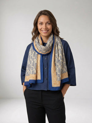 Foulard Nilesh Feuillages