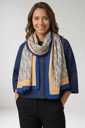 Foulard Nilesh Feuillages